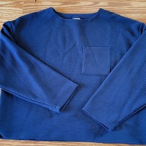 A New Day 3/4 sleeve sweater size Medium in Navy
